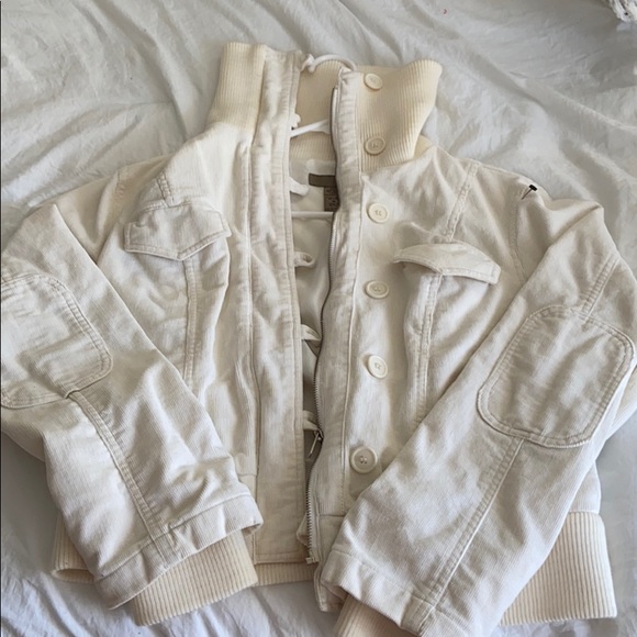 Cream Corduroy Jacket - Picture 1 of 5